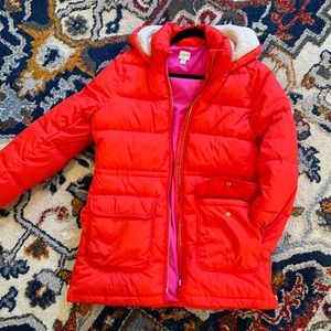 Jcrew down jacket parka